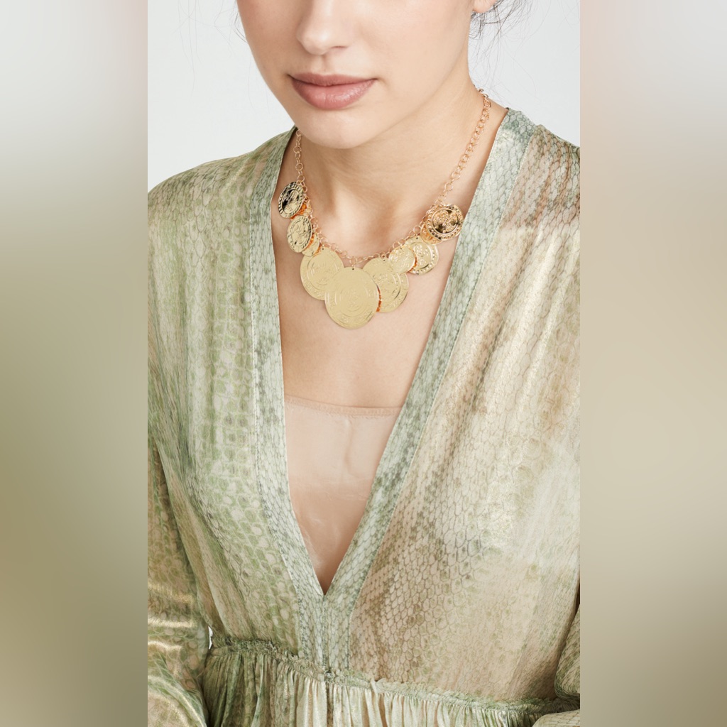 Bronzallure Vintage Coin Statement Necklace Shopbop Originally: $198